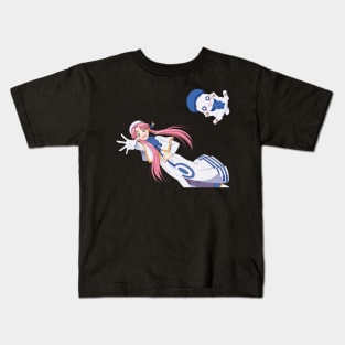 Akari Mizunashi and President Aria Kids T-Shirt